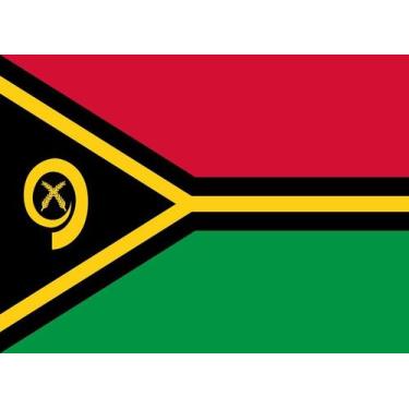 Imagem de Bandeira de Vanuatu 80cmx140cm Tecido Oxford 100% Poliéster - Presente