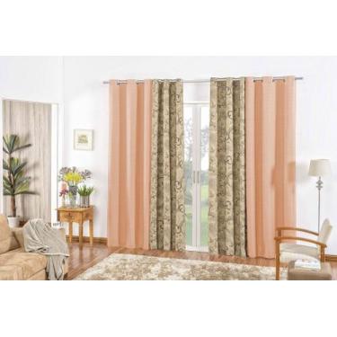 Imagem de Cortina Dublin - Casa Artuz, 3m, Rosê