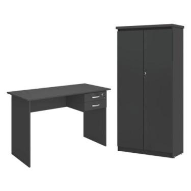 Imagem de Jogo de Escritorio França Preto Onix - CASA H