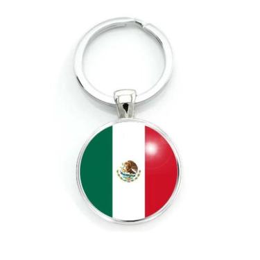 Imagem de Chaveiro Bandeira do México - RECANTO ASTRAL