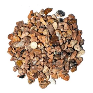 Imagem de 1 kg Turmalina No Feldspato Rolado Natural P 10 a 20mm TipoB - Cristai