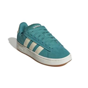 Imagem de adidas Grand Court Alpha 00s Tênis feminino, Azul-petróleo puro/baunilha quente/chiclete, 36