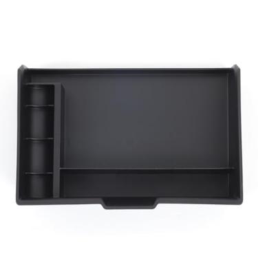 Imagem de Caixa organizadora de console central com compartimento inferior para L@and Rover Defender 110 130 90 2025, caixa de armazenamento com controle central, feita de ABS, acessórios de arrumação LR