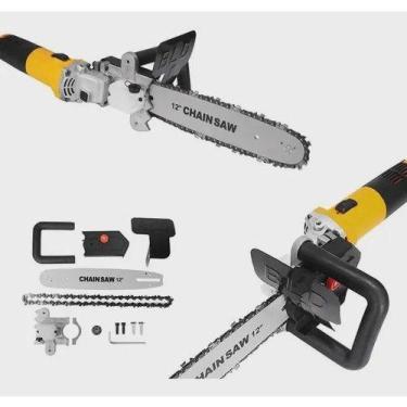 Imagem de Kit Motosserra Adaptador p/ Esmerilhadeira Lixadeira Angular - nakasak