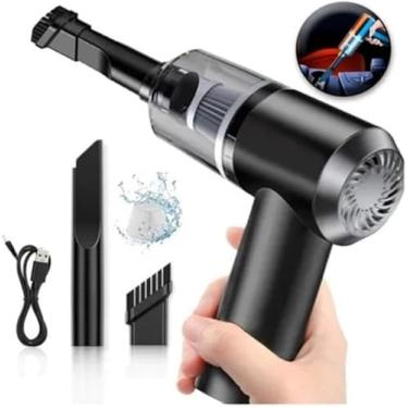 Imagem de Aspirador e Soprador Portátil 3 em 1 - Alta Potencia e Multifuncional, Aspirador para carros