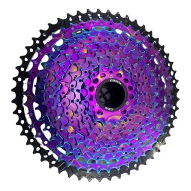Imagem de Cassete K7 Evolo para Bicicleta 12 Velocidades 11-52 Dentes Acabamento Camaleão Compatível com Shi mano