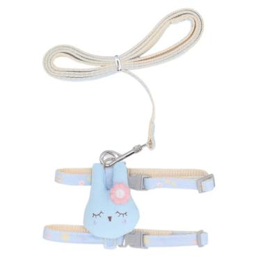 Imagem de Dog Vest Harnesses Adjustable Easy to Wear Comfortable Puppy Pet Walking Harness Leash for Small Medium Dog for Daily Walks, Playtime, and Outdoor (Blue)