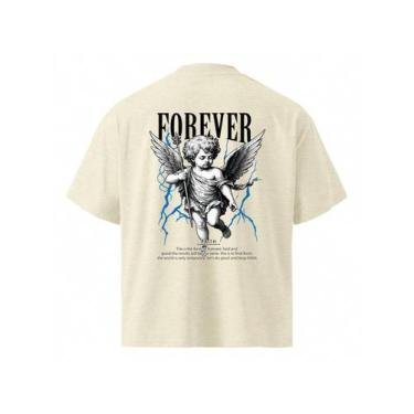 Imagem de Camiseta Oversized Algodão Premium Look Streetwear Academia - NoBrand,