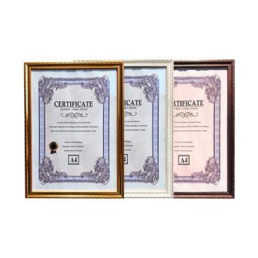 Imagem de Moldura Porta Retrato Alvara Certificado Quadro Foto A4 21x29,7 Decora