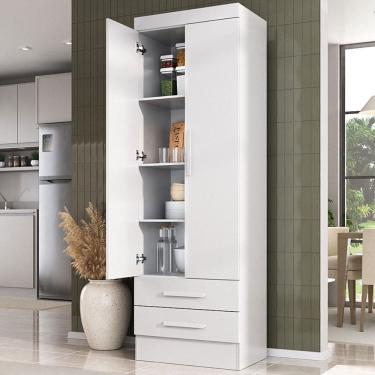 Imagem de Armário de Cozinha Modulare 2 Portas 2 Gavetas Branco - Panorama Móveis