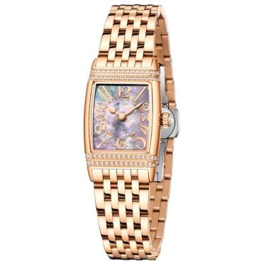 Imagem de Relógio Feminino Quartzo Design Fino Elegante Com Strass Em Aço Inoxidavel Impermavel C...