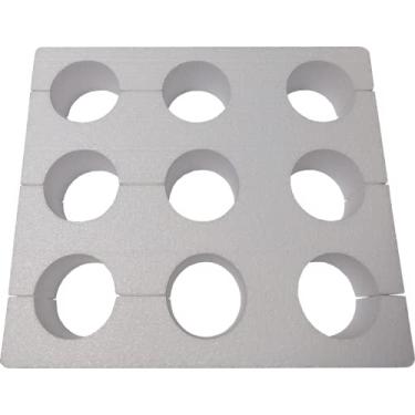 Imagem de JTHOME Porta Copo Açai e Milkshake Colmeia de Isopor Eps 9 Lugares (1)