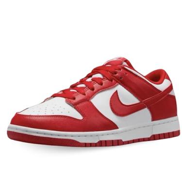 Imagem de Nike Tênis feminino Dunk Low Next Nature, branco/vermelho universitário, 34 médio