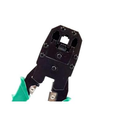 Imagem de Alicate de Crimpar Rede e Telefone RJ11 / RJ12 / RJ45 +Descascador - S
