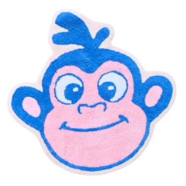 Imagem de Franco Tapete de banho Dora The Explorer Boots – Tapete de banheiro infantil de pelúcia de algodão antiderrapante, tapete em forma de personagem de macaco, 47 x 30 cm (oficialmente licenciado)