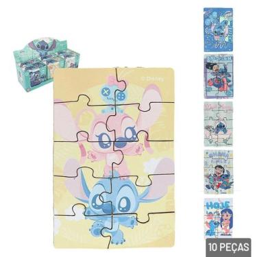 Imagem de Quebra Cabeça 10 Peças Lilo Stitch - Tudo em Caixa