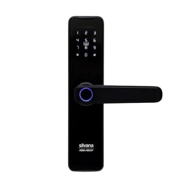 Imagem de Fechadura Digital Biometria de Embutir SDD300 - Preto Fosco