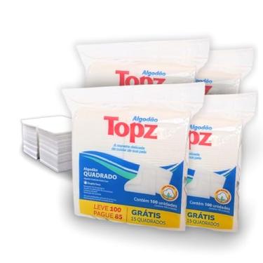 Imagem de Algodão prensado quadrado 400 unidades