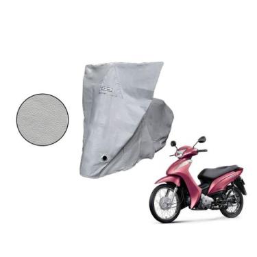 Imagem de Capa Proteção Moto Honda Biz Cinza Premium - Kahawai, cinza