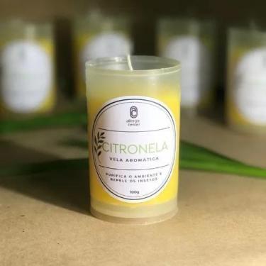 Imagem de Vela Aromática De Citronela - Allergic Center