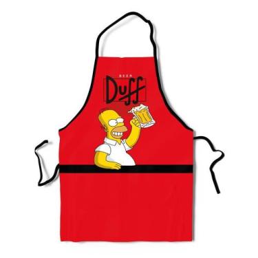 Imagem de Avental Personalizado Para Cozinha: Duff Beer Simpsons - Novadecora