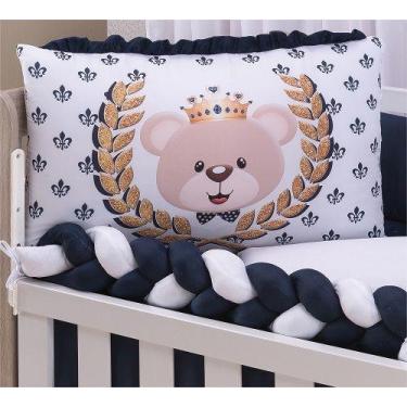 Imagem de Kit Berço Americano Império Marinho 10 Peças - LuckBaby