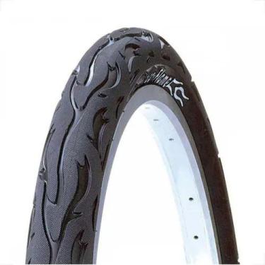 Imagem de Par Pneu Kenda Flame Aro 26 X 2.125 Grau Viking Gios - NTZ, Preto