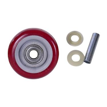 Imagem de YWMJZEU Roda Giratória de Poliuretano com Rolamento Suave E Rolamentos Silenciosos para Serviço Pesado, Reparo de Rodízio Giratório para Carrinho, 4inch
