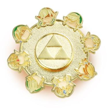 Imagem de NLIEOPDA Zelda Ímãs de geladeira, acessório de fantasia Breath of The Wild, bonecos de ação de links, decorações de festa de aniversário, presente exclusivo de Natal para fãs de jogos Switch Triforce