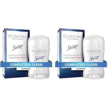 Imagem de Antitranspirante e desodorante Secret Clinical Strength 50mL x2