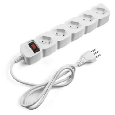 Imagem de Filtro De Linha Intelbras EPE 205+  BR 3 Metros 5 Tomadas 4824202
