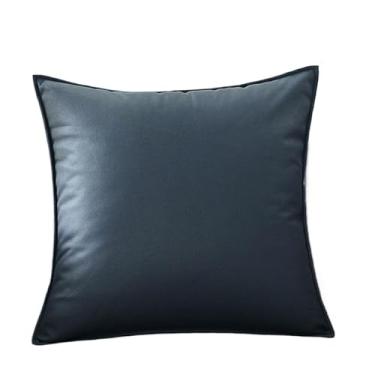 Imagem de KIT 6 ALMOFADAS DECORATIVAS CORES SÓLIDAS COM ENCHIMENTO PARA QUARTO SALA OU SOFÁ(MIX_PRETO&CINZA)