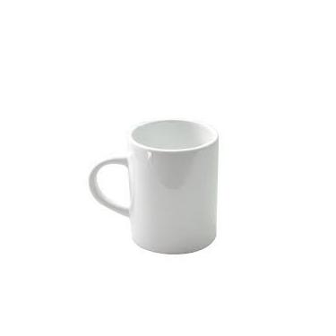 Imagem de 4 peças de mini caneca branca de cerâmica revestida em branco com sublimação 70,9 g, segura para micro-ondas