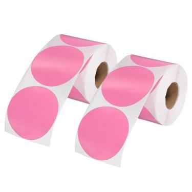 Imagem de PATIKIL 1000 adesivos coloridos de pontos, adesivos circulares de 7,6 cm autoadesivos grandes etiquetas de codificação em branco redondo para etiquetar escritório, quintal, venda de garagem, casa