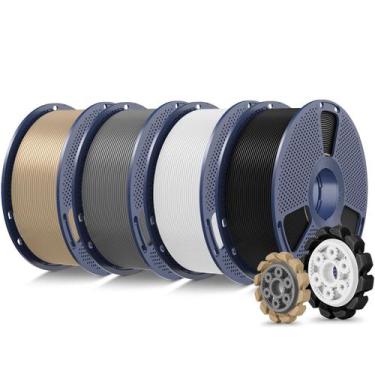 Imagem de Filamento de impressora 3D SUNLU PLA+2.0, pacote de 1,75 mm e 4 kg