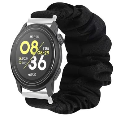 Imagem de Compatível com COROS PACE 3, Lamshaw 20 mm, 22 mm de tecido de liberação rápida elástico elástico elástico para mulheres lindas pulseiras de substituição compatíveis com smartwatch COROS PACE 3 / APEX