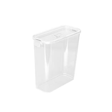 Imagem de Pote Acrílico, Paramount, Slim, Multiuso, 3390 ml, Branco