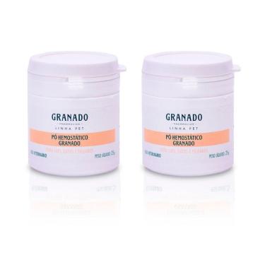 Imagem de Kit 2 Estanca Sangue Pó Hemostático 25G Granado