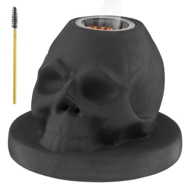 Imagem de Kit de defumador de coquetel com infusor de uísque em forma de caveira para uísque, bebida, kit de defumador de bourbon, kit antiquado para pai e marido