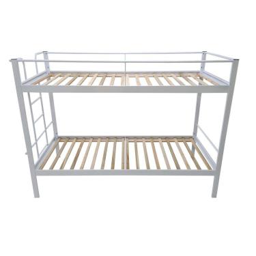 Imagem de Conjunto para Quarto 1 Beliche e 1 Estante com Rodizios 3 Prateleiras Completa Casa Branco