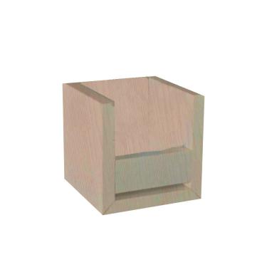 Imagem de Suporte Álcool em Gel Madeirado Em Mdf