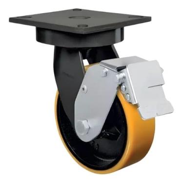 Imagem de Rodizio Carga Pesada 8x2 Axial Schioppa 900 kg com Freio Pedal