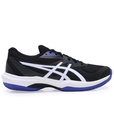 Imagem de Tênis Asics Game FF - Clay - Saibro - Preto Branco e Azul