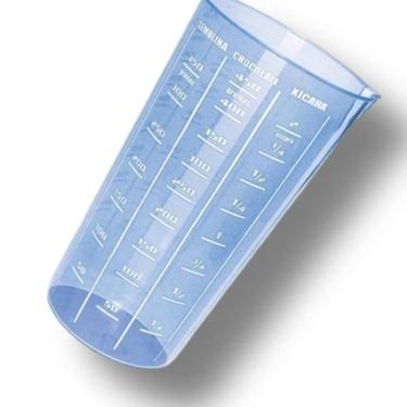 Imagem de Copo medidor graduado plastico colorido dosador 500 ml