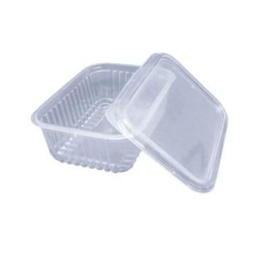Imagem de Pote plástico 350ml c/ tampa | alimentos, sobremesas