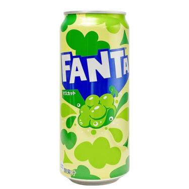 Imagem de Refrigerante fanta importada 500ml lata  diversos sabores, MUSCAT GRAP