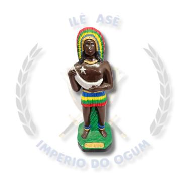 Imagem de Imagem Gesso Caboclo 20Cm - Caboclo Lua