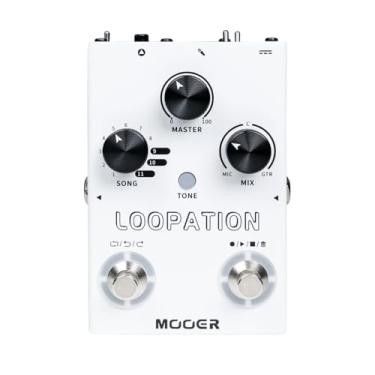 Imagem de Mooer Pedal Voz Loopation MVP3 | para Guitarra, Looper Digital, 11 Slots de Memória, Overdubs Ilimitados, Reverb Integrado, Entradas XLR e P10, Phantom Power 48V