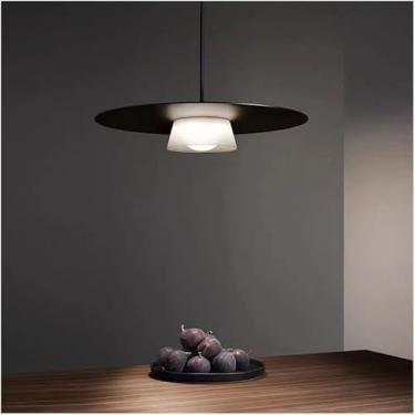 Imagem de Lustre retrô com altura ajustável, luminária pendente retrô de ferro, decoração moderna