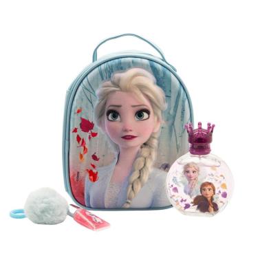 Imagem de Perfume Air-Val Frozen II EDT 100 ml com brilho labial e conjunto de presente